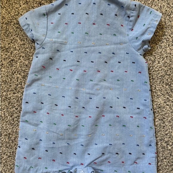 Good Lad Blue Tractor Bodysuit - Picture 2 of 3